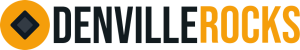 Denville Rocks logo: orange circular emblem with a dark diamond inside, followed by bold black ‘DENVILLE’ and orange ‘ROCKS’ text.